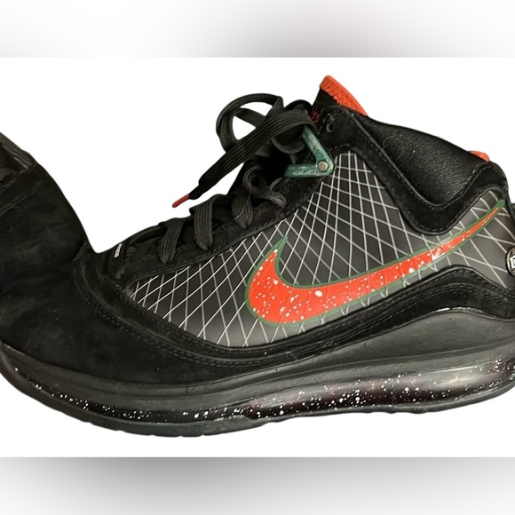 NIKE Mens Florida A&M LeBron James 7 Retro Rattlers Basketball Shoes,Sz 8,GUC. - Picture 7 of 12